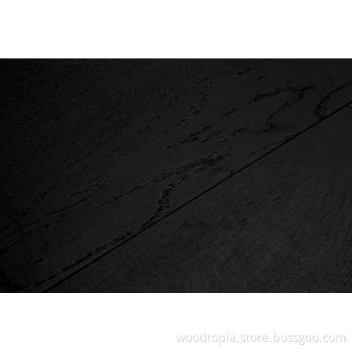 Solid flooring Oak Household bedroom black stain resistant